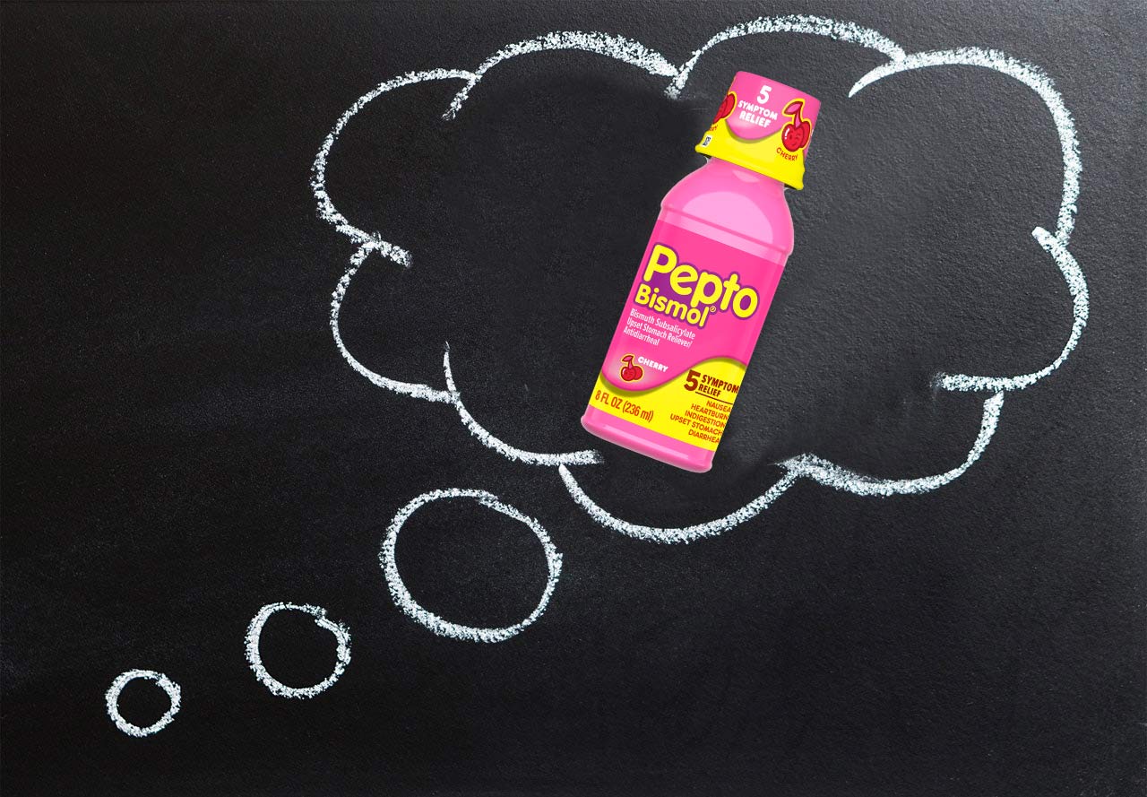 pepto bismol for asian glow